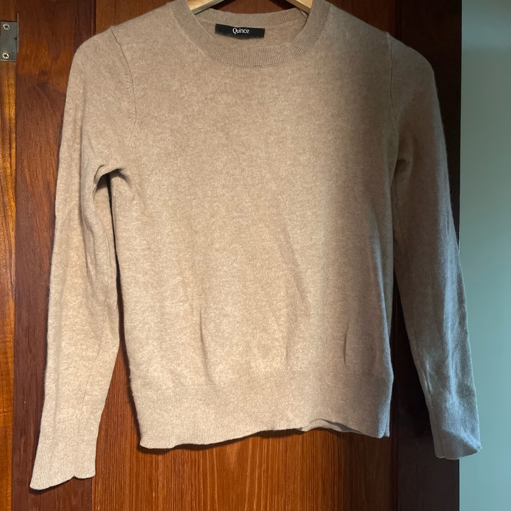 Quince Women's Cashmere Oatmeal Pullover